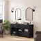 Flash Furniture Wells Black 59 Inch Modern Kitchen and Dining Room Buffet Sideboard Storage Cabinet EV-CA7515-01ZZ-BK-GG - alternate 6